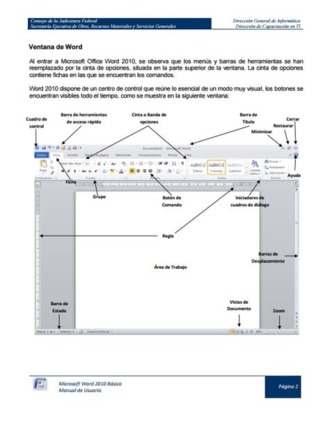 Manual De Word 2016 Archivo De Computadora Microsoft