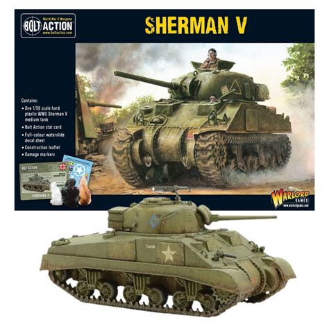 Buy Bolt Action Miniatures Warlord Games Sherman V British Army Model