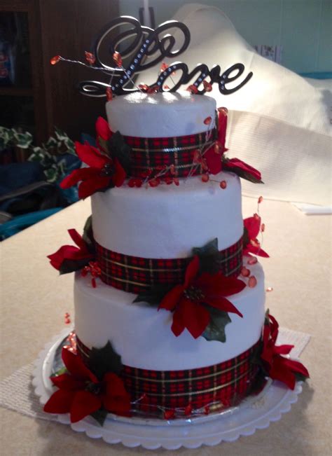 Christmas Wedding Cake Scottish Wedding Cakes Cake Wedding Christmas