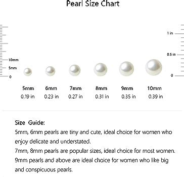 Sizing Chart For Mm Pearl