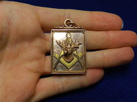 Huge 14k Gold Masonic Elks Medallion BPOE Collectors Weekly