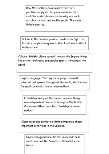 Was The British Empire A Force For Good Or Evil Teaching Resources