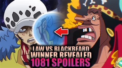 the winner of law vs blackbeard is revealed one piece chapter 1081 spoilers アニメ・ゲーム動画まとめ