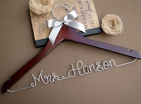 Sale Personalized Bridal Hanger Wedding Hanger Custom Etsy