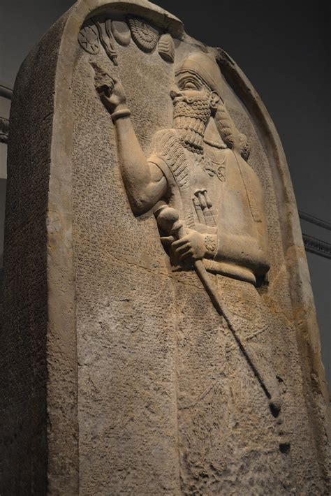 Gypson Stela Of The Assyrian King Ashurnasirpal II 883 Flickr