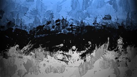 Blue Black And Gray Abstract Illustration Hd Wallpaper Wallpaper Flare