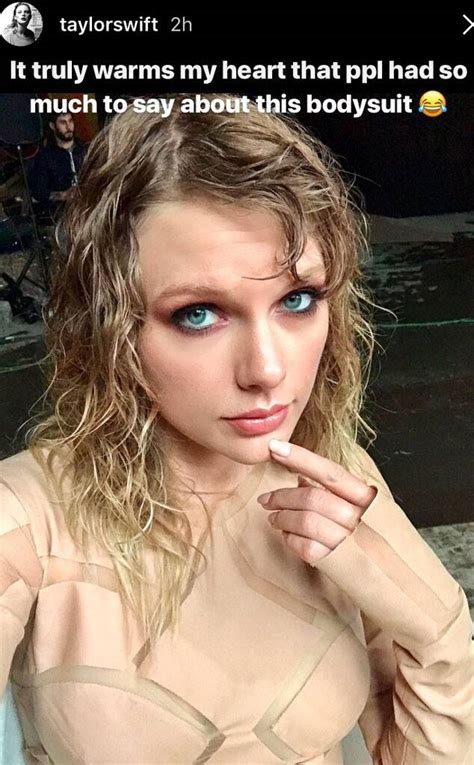 The way that's presented in '…ready for it?' is. No, Taylor Swift Wasn't Actually Naked in ...Ready for It ...