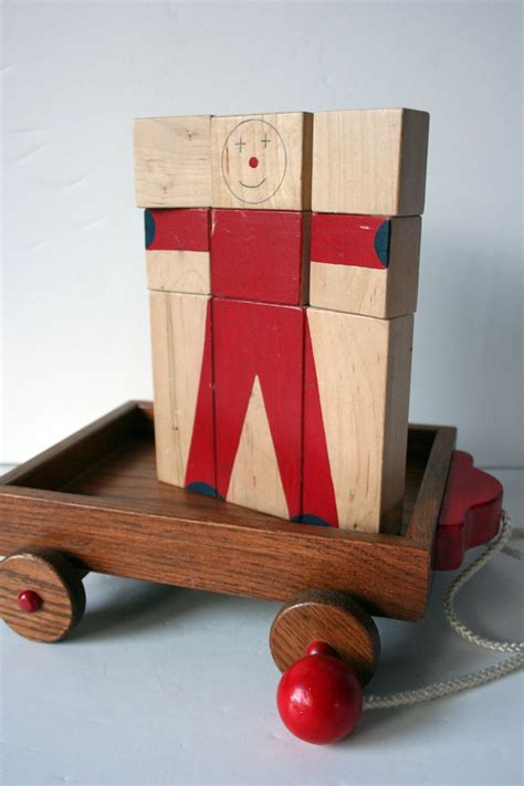 Items Similar To Vintage Handmade Wooden Folk Art Toy On Etsy