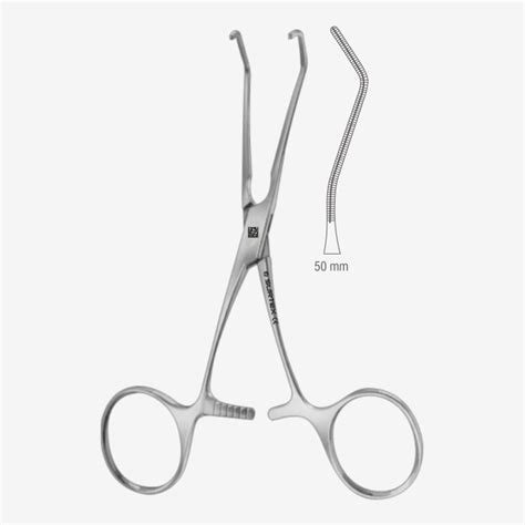 Surtex Cooley Atrauma Pediatric Vascular Clamps Stainless Steel