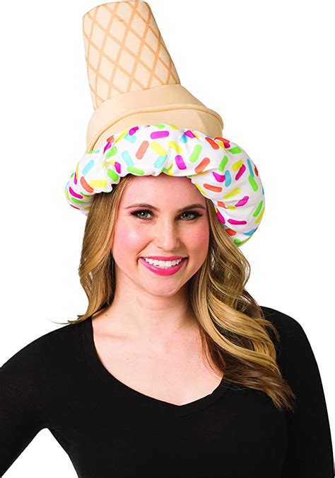 Ice Cream Party Hat Ice Cream Cone Costume Novelty Hats Food Hats Crazy