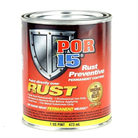 Por 15 Rust Prevention Paints And Coatings Frost Auto