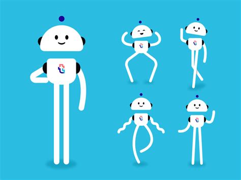 Robot Character Mascot By Manu On Dribbble