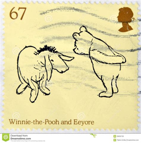 Winnie The Pooh And Eeyore Characters Stock Photo Image Of Cute