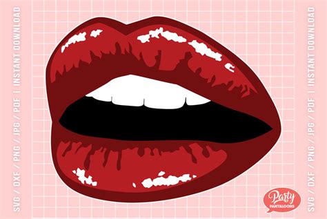 Lips Red Lips Red Lipstick Svg So Fontsy