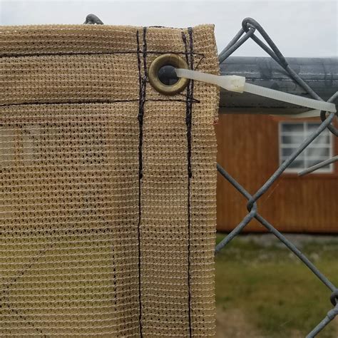 Custom Privacy Fence Screens Windscreen Tarp 825oz Knitted Mesh 70