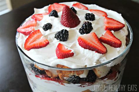 Strawberry Shortcake Trifle Easy No Bake Fourth Of July Dessert