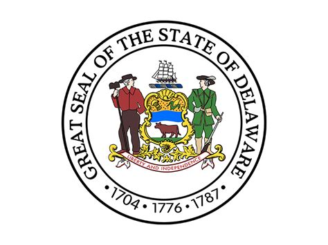 Delaware State Seal Png And Svg Vector Freebie Supply