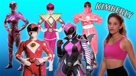 Every Kimberly Power Ranger Mode Amy Jo Johnson Mighty Morphin Pink