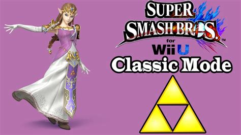 Super Smash Bros Wii U Zelda Classic Mode Youtube