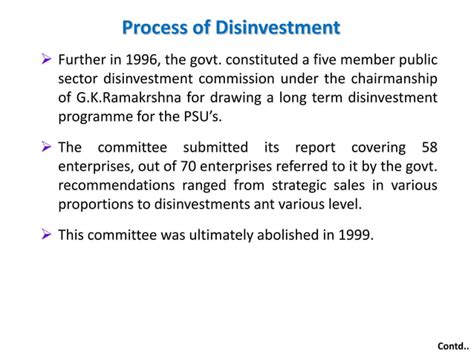 Privatisation And Disinvestment