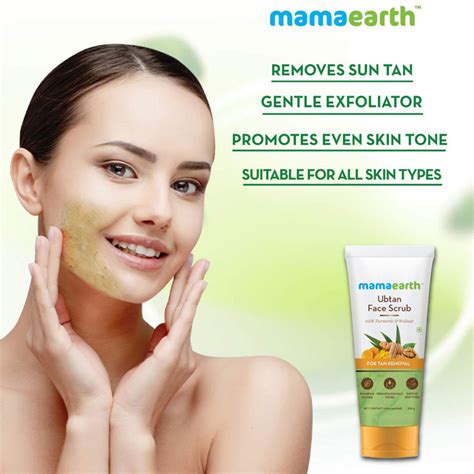 Mamaearth Ubtan Face Scrub With Turmeric And Walnut For Tan Removal