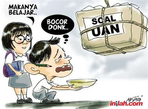 Contoh Gambar Karikatur Anak Sekolah Koleksi Gambar Hd