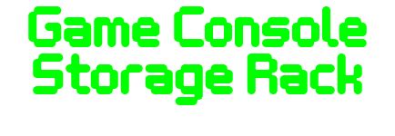 The drawers conveniently store round, square, short and tall spice bottles. Game Console Storage Rack BHS-380G | Bauhütte®