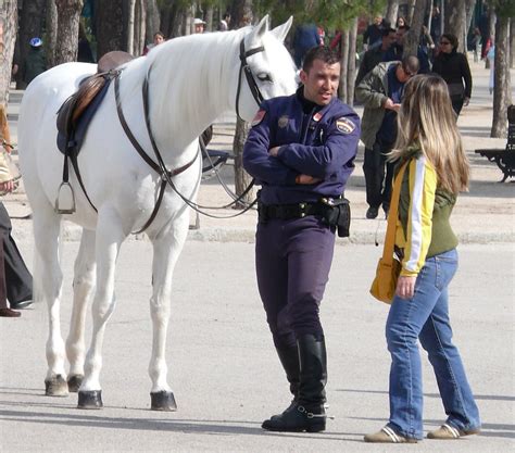 Policia Nacional Caballeria Spanish Police Cavalry A Photo On Flickriver
