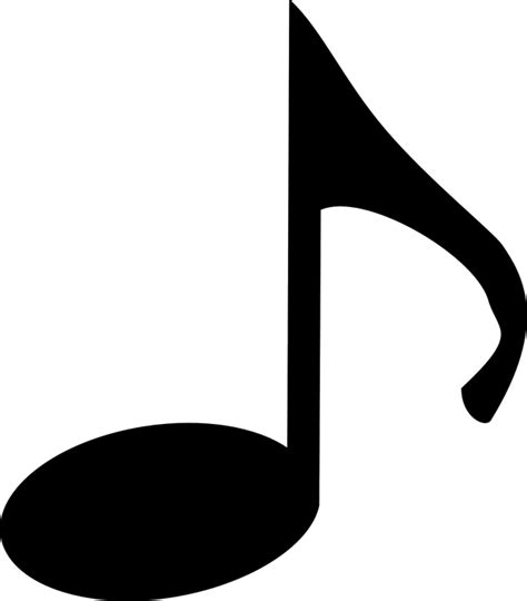 Achtelnote Musik Hinweis Kostenlose Vektorgrafik Auf Pixabay