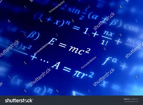 Einstein Formula Of Relativity Stock Photo 173695178 Shutterstock