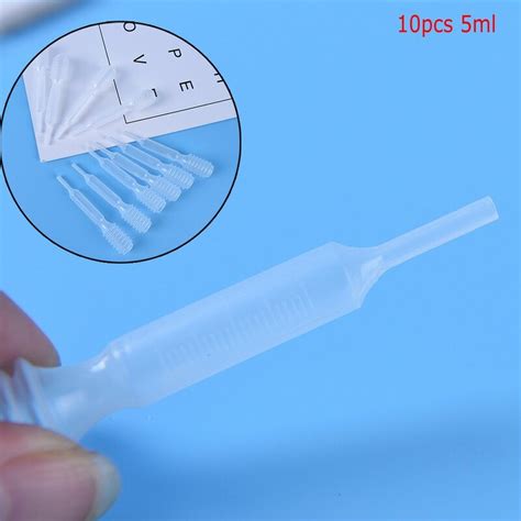 10pcslot 10ml Glass Pipette Pipet Dropper Medicine Laboratory Dropper