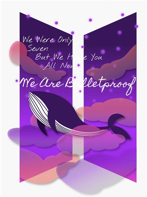 We Are Bulletproof The Eternal Sticker By 7chiina Bts Wallpaper