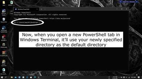 How To Change The Default Directory In Windows Terminal YouTube