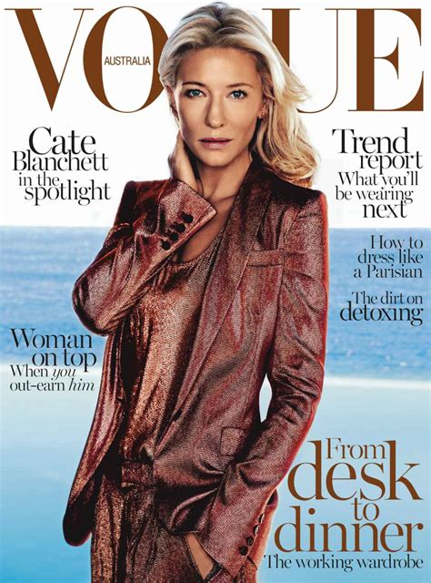 Cate Blanchett Vogue Magazine Australia February 2015 Cover
