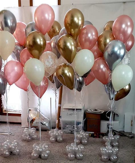 Bouquets With Chrome Balloons Balloons By Design