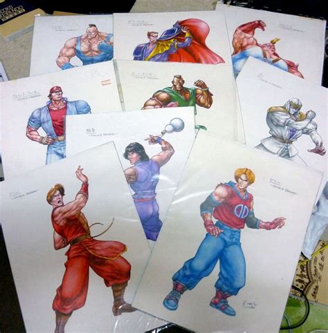 Video Games Densetsu Double Dragon Concept Art Characters Video Game