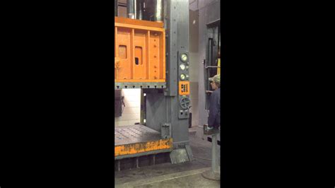 600 Ton Watson Stillman Hydraulic Press Video 2 Youtube