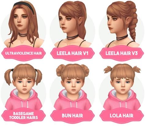 Clay Hair Recolors Updated At Aveira Sims 4 Sims 4 Updates