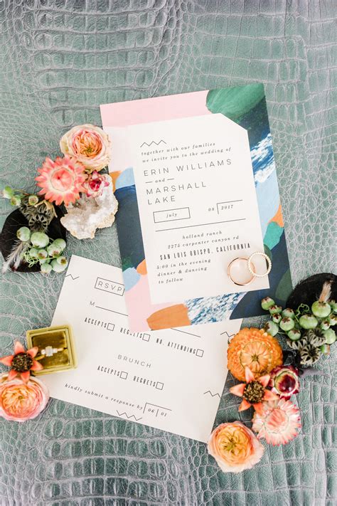 Personalize online to match your wedding colors and style. Colorful, Modern Wedding Invitations