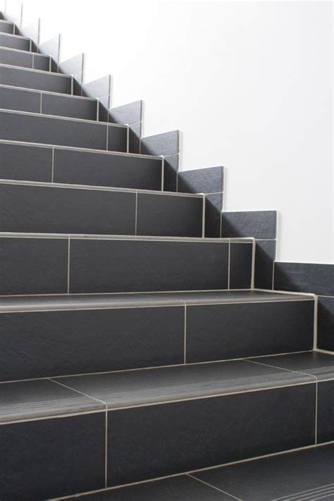 Solutions And Examples Of Porcelain Tile Staircases Tiled Staircase
