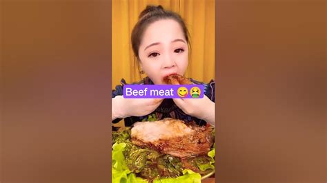 Eating Beef Soft Meat Veggie Tasty And Healthy Meat 😋🤮 Shorts Youtube