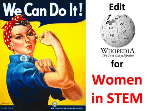 Wikipedia Edit A Thon For Women In Stem Womens History Month Geoed Trek Agu Blogosphere