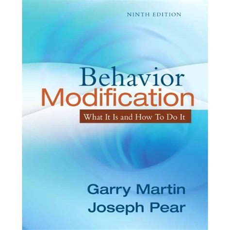 Behavior Modification What It Is And How To Do It 9th Edition Book