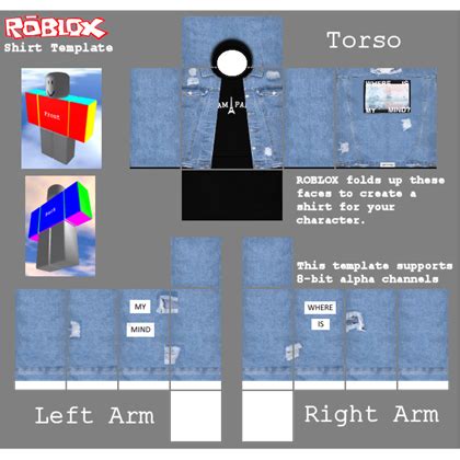 Ripped Jeans Roblox Template - ripped jeans template roblox
