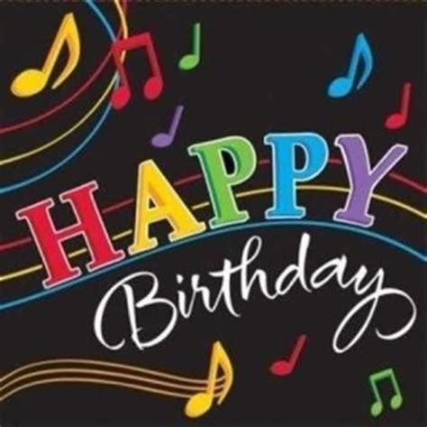 Dancing Musical Notes Happy Birthday Image Pictures Photos And Images