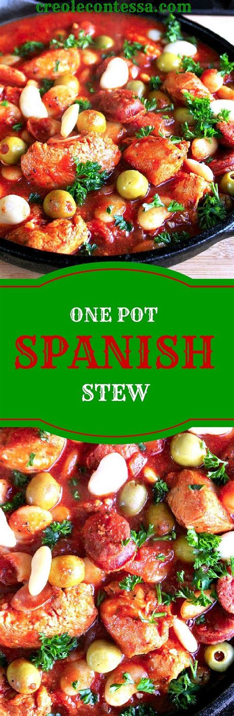 It will last in the. One Pot Spanish Chicken Stew-Creole Contessa: | Dinner ...