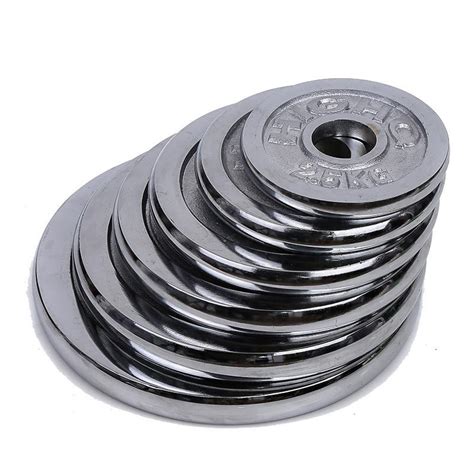 chrome cast weight plates 2 5kg 20kg olympic size directhomegym