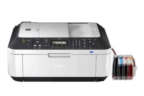Utilizing only four pixma mx340 ink cartridges. All-in-one Canon PIXMA MX340 with CISS - Inksystem - save money on ink!