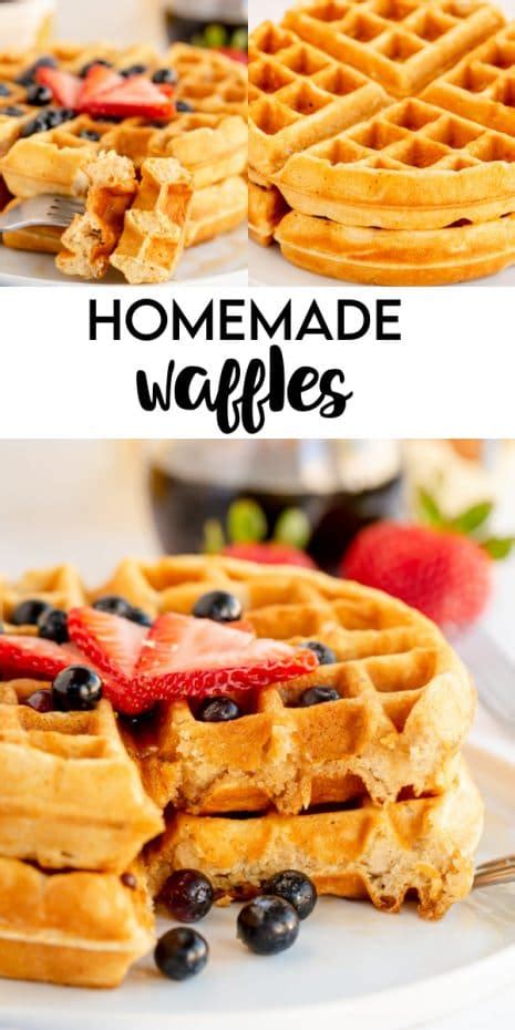 Easy Homemade Waffles Made To Be A Momma