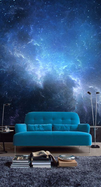 Night Sky With Nebula Wall Mural Eazywallz Wall Murals Blog Image